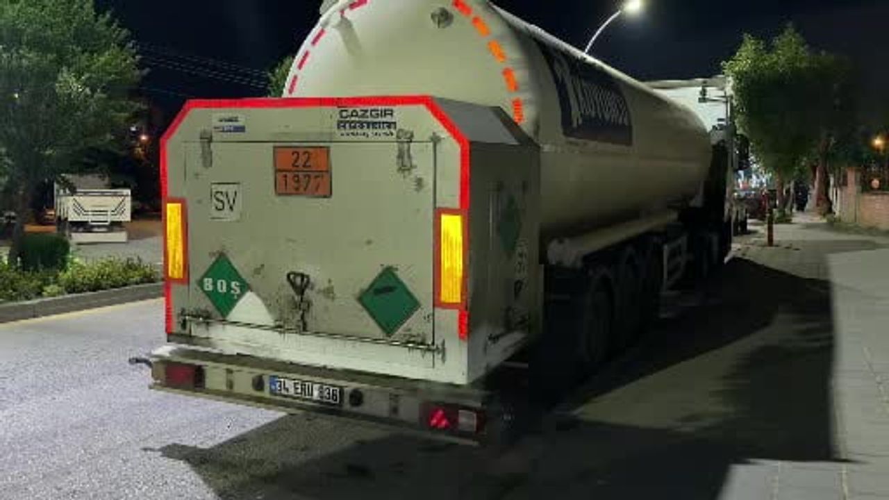 Bolu’da tankerden azot gazı sızıntısı korkuttu