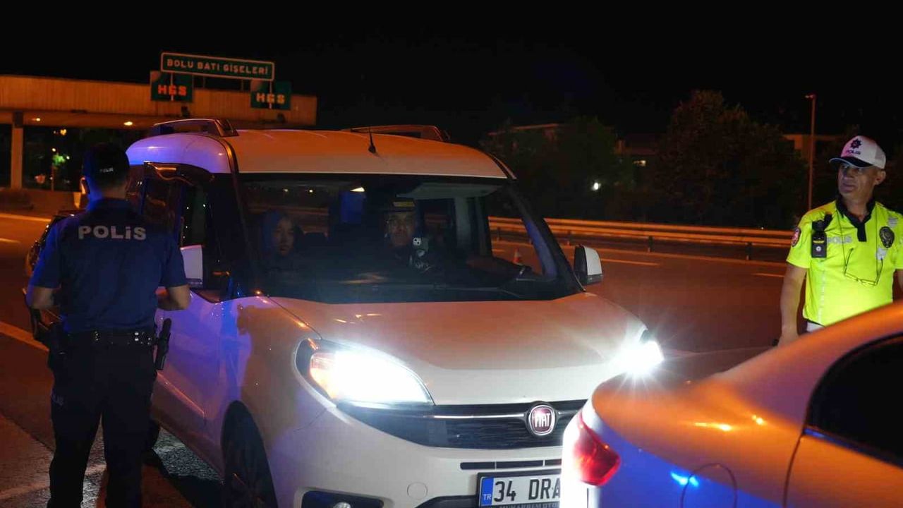 Bolu geçişinde NATO zirvesi öncesi geniş güvenlik denetimleri