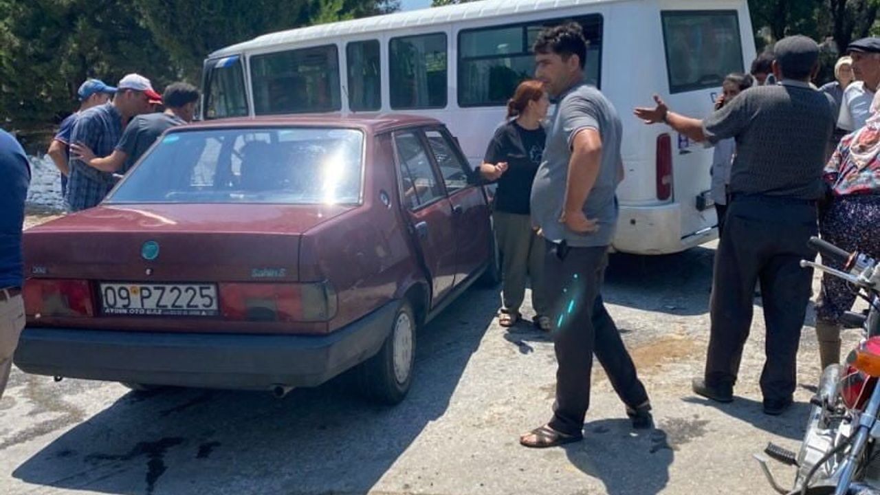 Bozdoğan’da işçi servisi ile otomobil çarpıştı: 3 yaralı