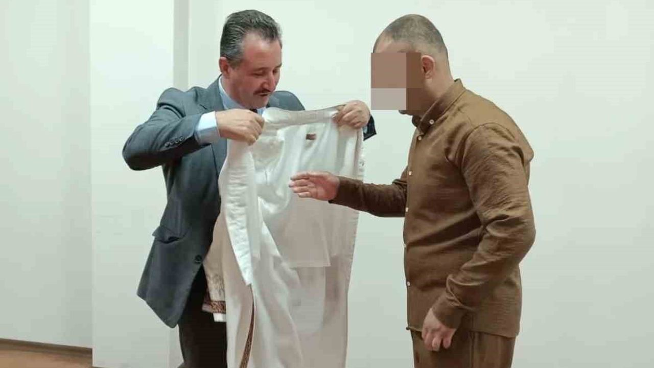 Bozüyük açık ceza infaz kurumunda hafızlık belgesi takdimi