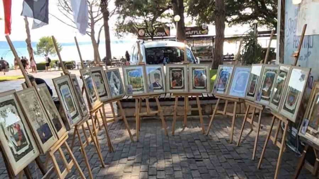Burhaniye'de Zeytinname sergisi ilgi gördü