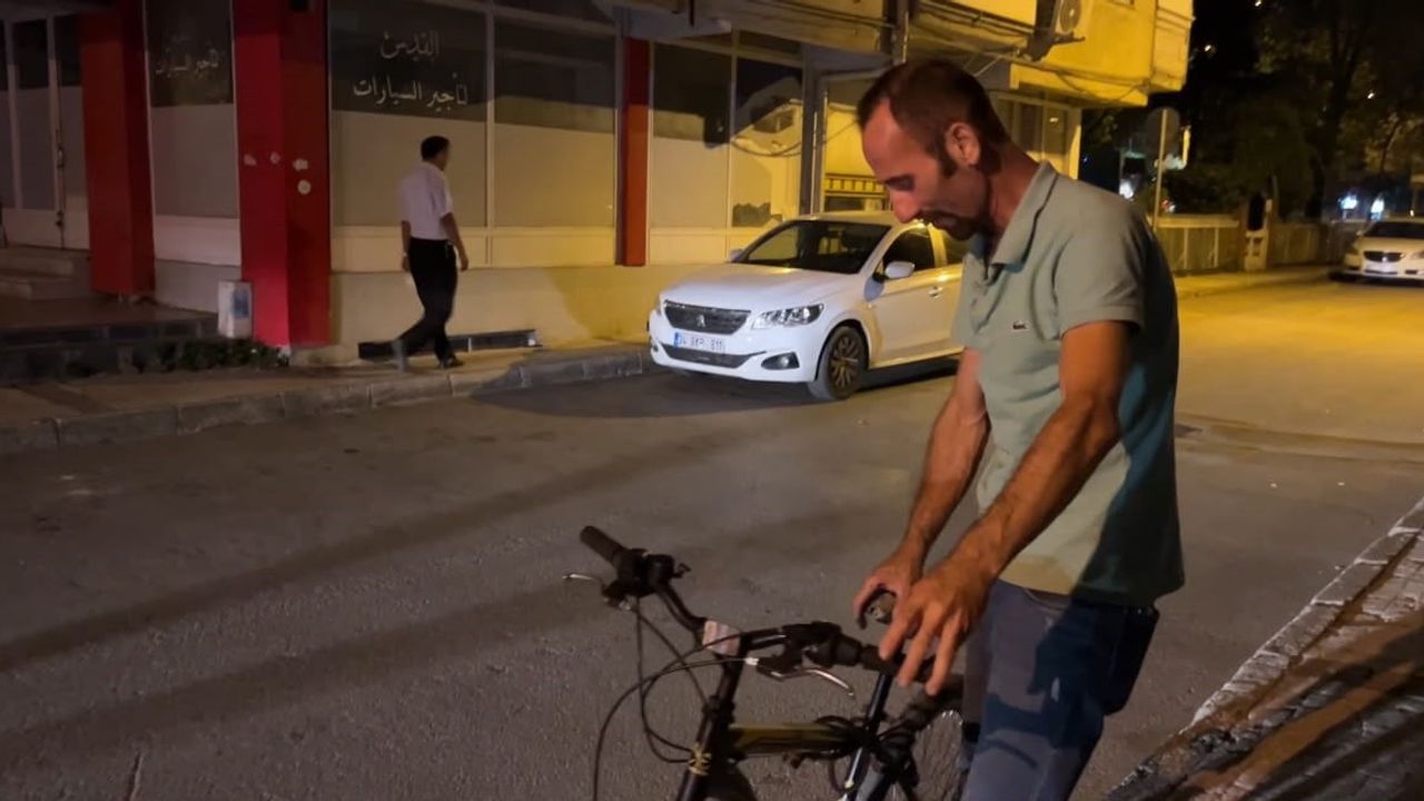 Bursa'da alkollü bisiklet sürücüsü alkolmetrede 3.59 promil çıktı