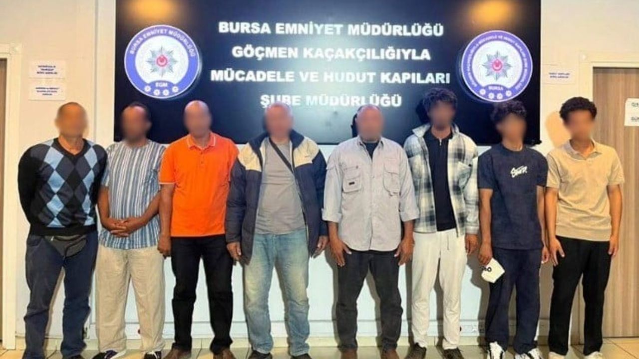 Bursa'da huzur operasyonları: düzensiz göç ve organizatörlere yönelik geniş çaplı denetim