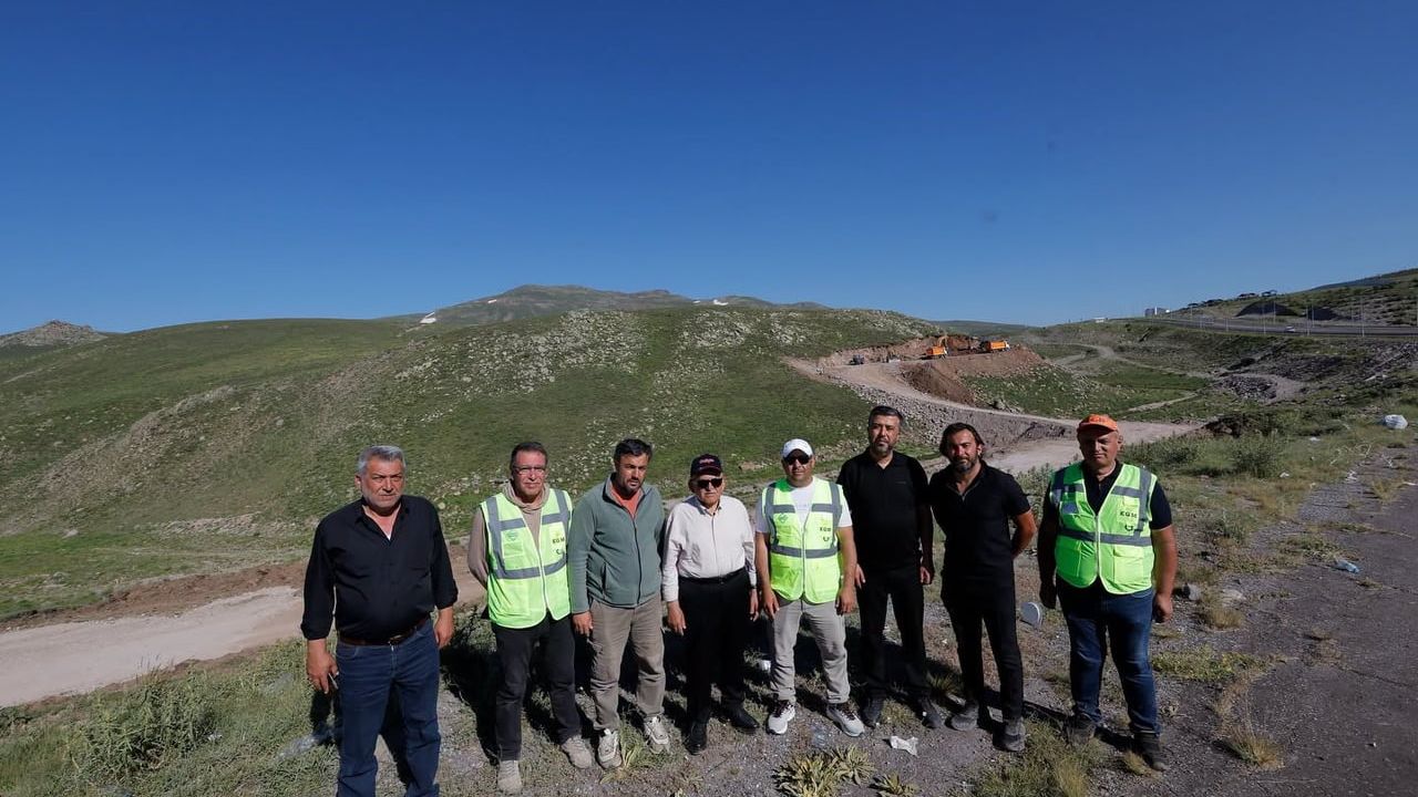 Büyükkılıç, Erciyes'e nefes olacak 8,2 km alternatif yolu inceledi