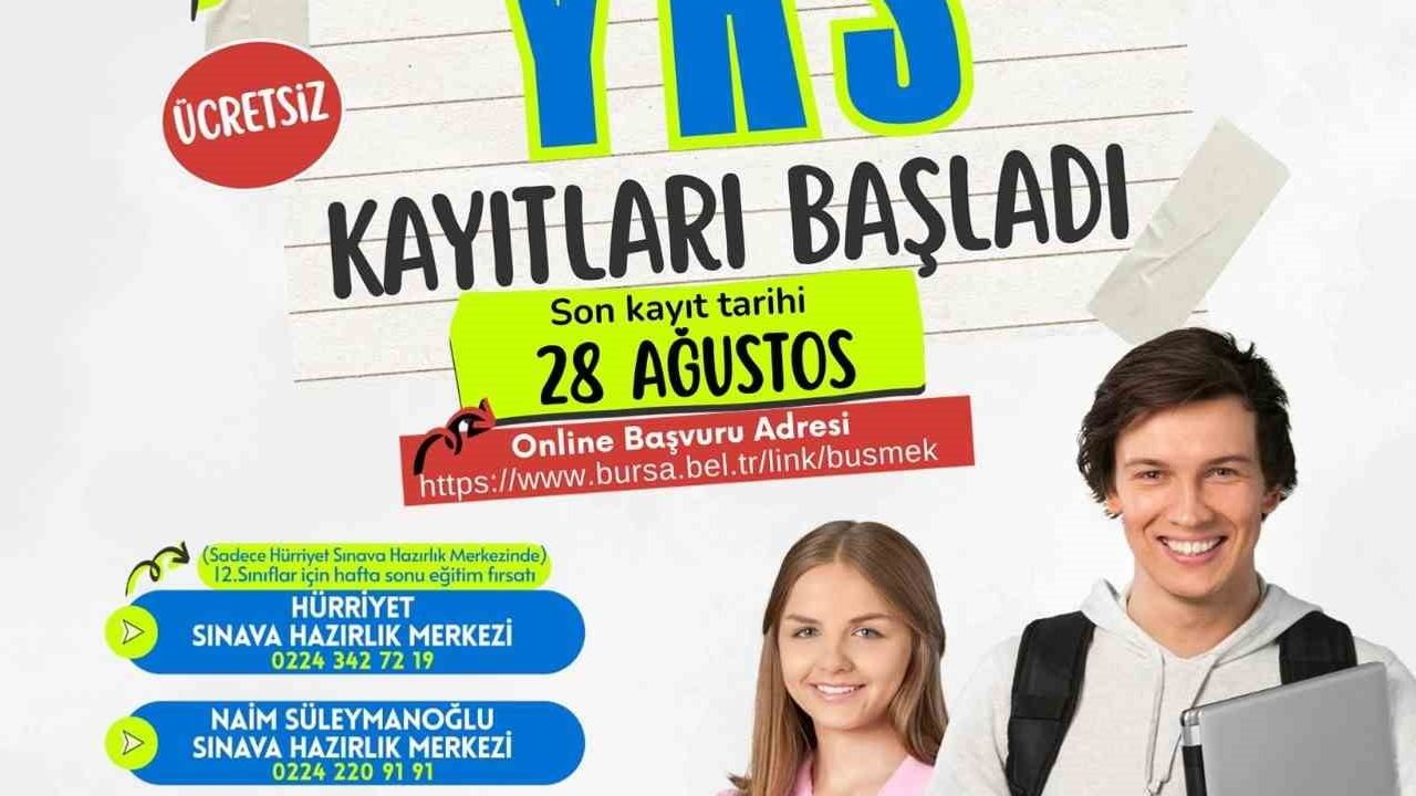 Büyükşehir Belediyesi ücretsiz YKS kursları için kayıtlar başladı