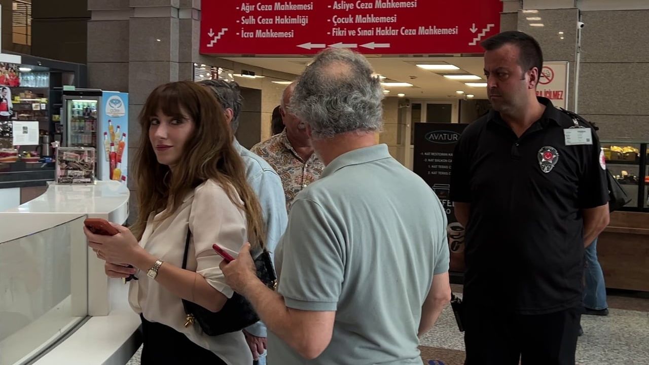 Çağlayan'da adliye koridorları: Hazal Kaya 'Ahbaplar Suç Örgütü' soruşturmasında ifade verdi