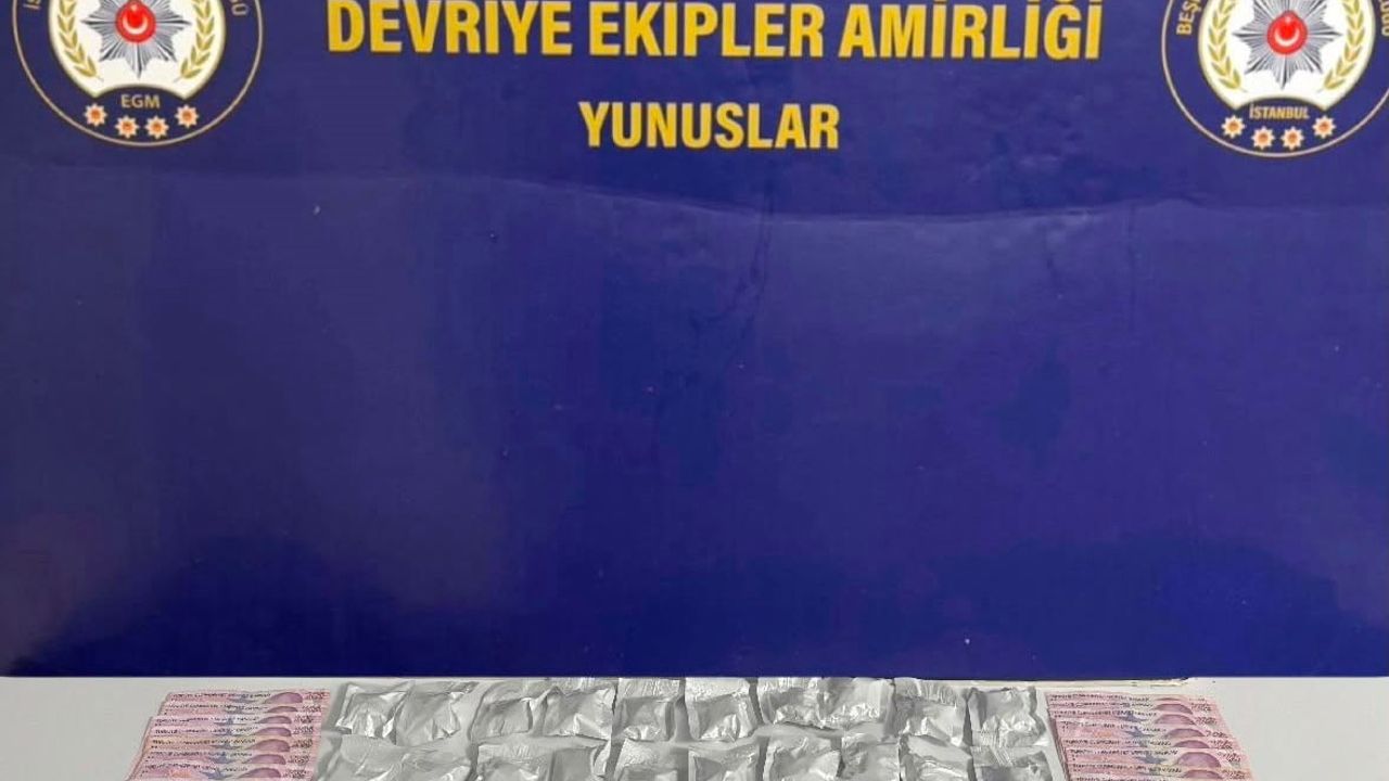 Çamaşır makinesine gizlenmiş zula Beşiktaş'ta polisin durdurmasıyla ortaya çıktı