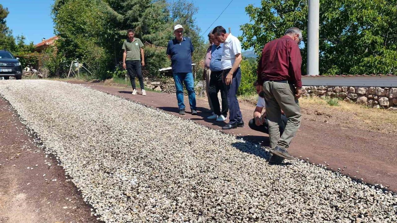 Çameli'nde 2026 asfalt sezonu Kolak Mahallesi'nden başladı