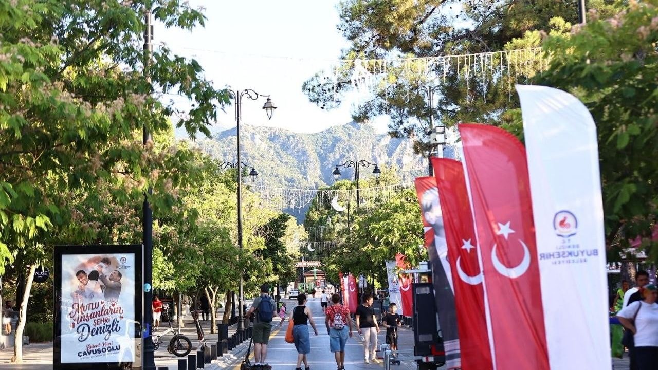 Çamlık bulvarı hafta sonları sosyal ve sportif buluşma noktasına dönüştü