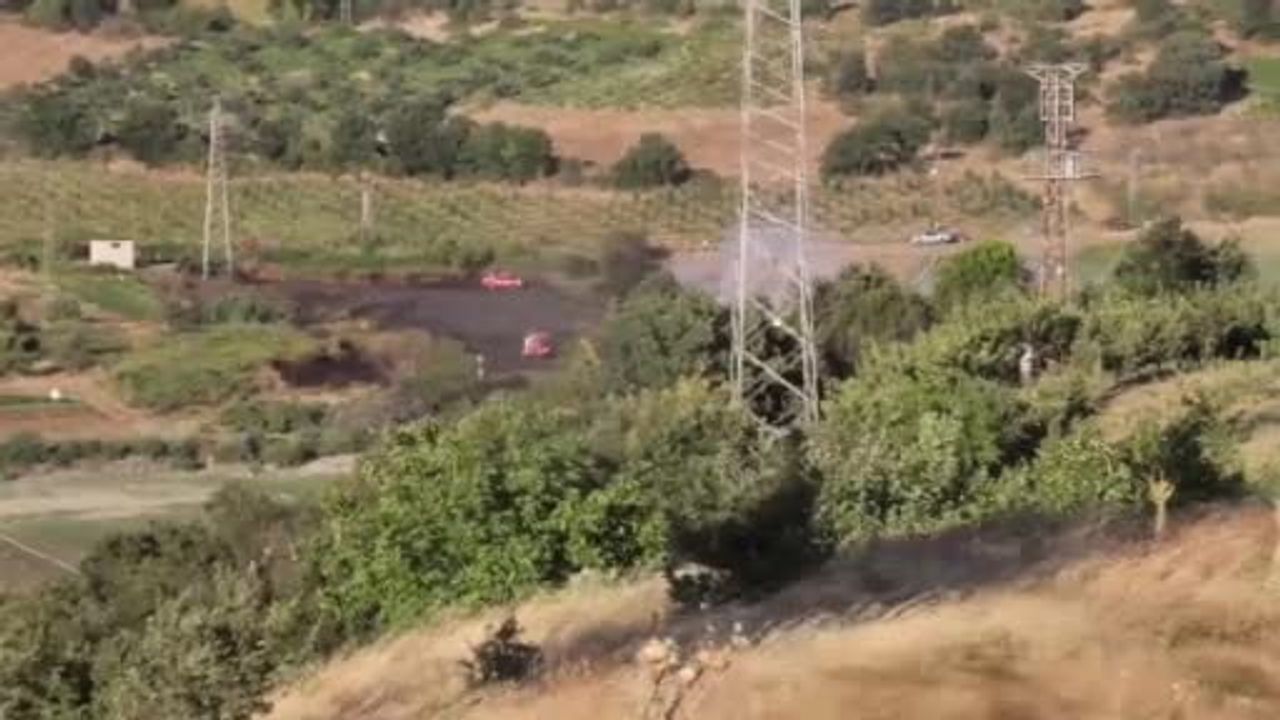 Çanakkale Bayramiç'te alevlere hızlı müdahale, tarım arazisi kontrol altına alındı