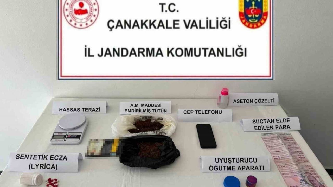 Çanakkale'de üç ilçeyi kapsayan jandarma operasyonunda 12 şüpheli yakalandı
