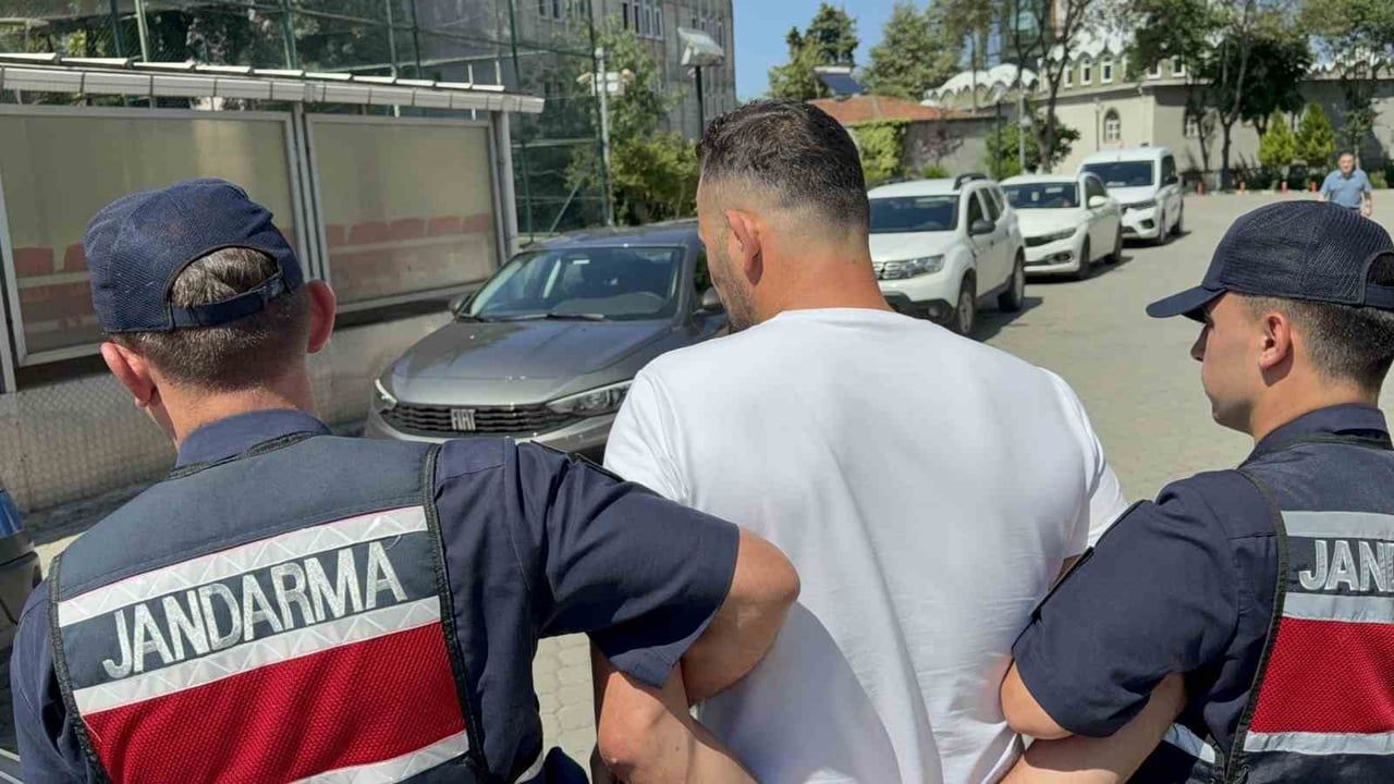 Canik'te jandarmanın operasyonuyla yakalanan kişi uyuşturucu suçundan tutuklandı
