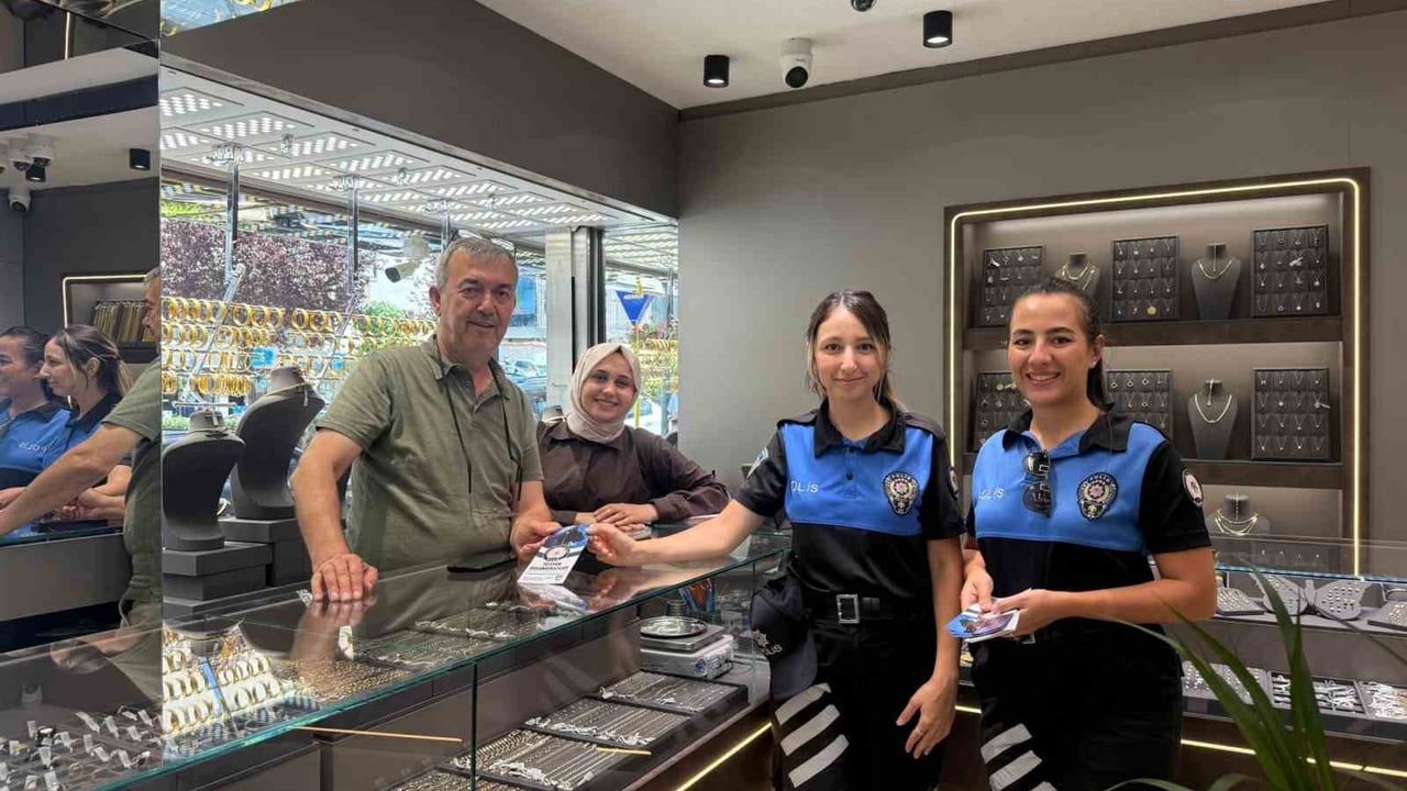 Çankırı'da kuyumculara dolandırıcılık bilgilendirmesi