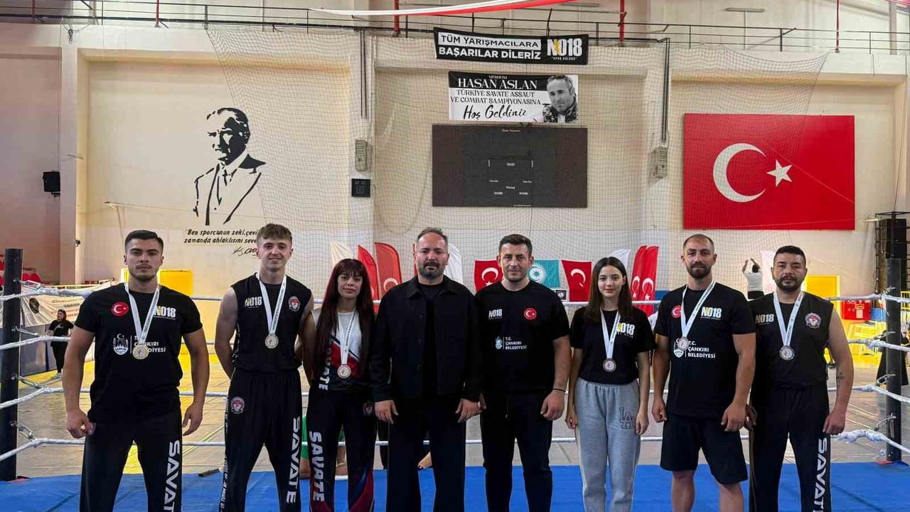 Çankırılı genç sporcular savate dalında ulusal ve uluslararası başarılar elde etti