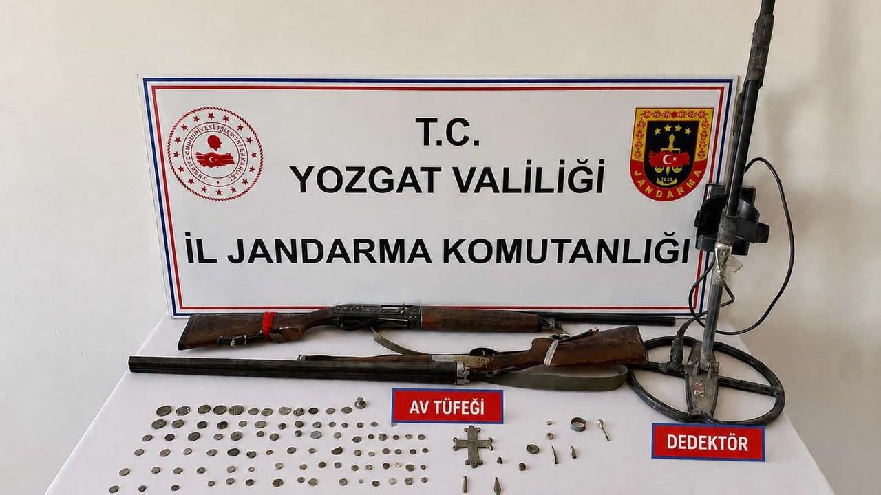 Çekerek'te tarihi eser nitelikli objeler ele geçirildi