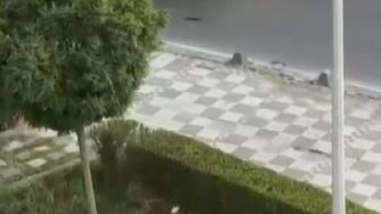Çerkezköy'de iki kişinin seyir halindeki tır ve ağır araçlara taş atması