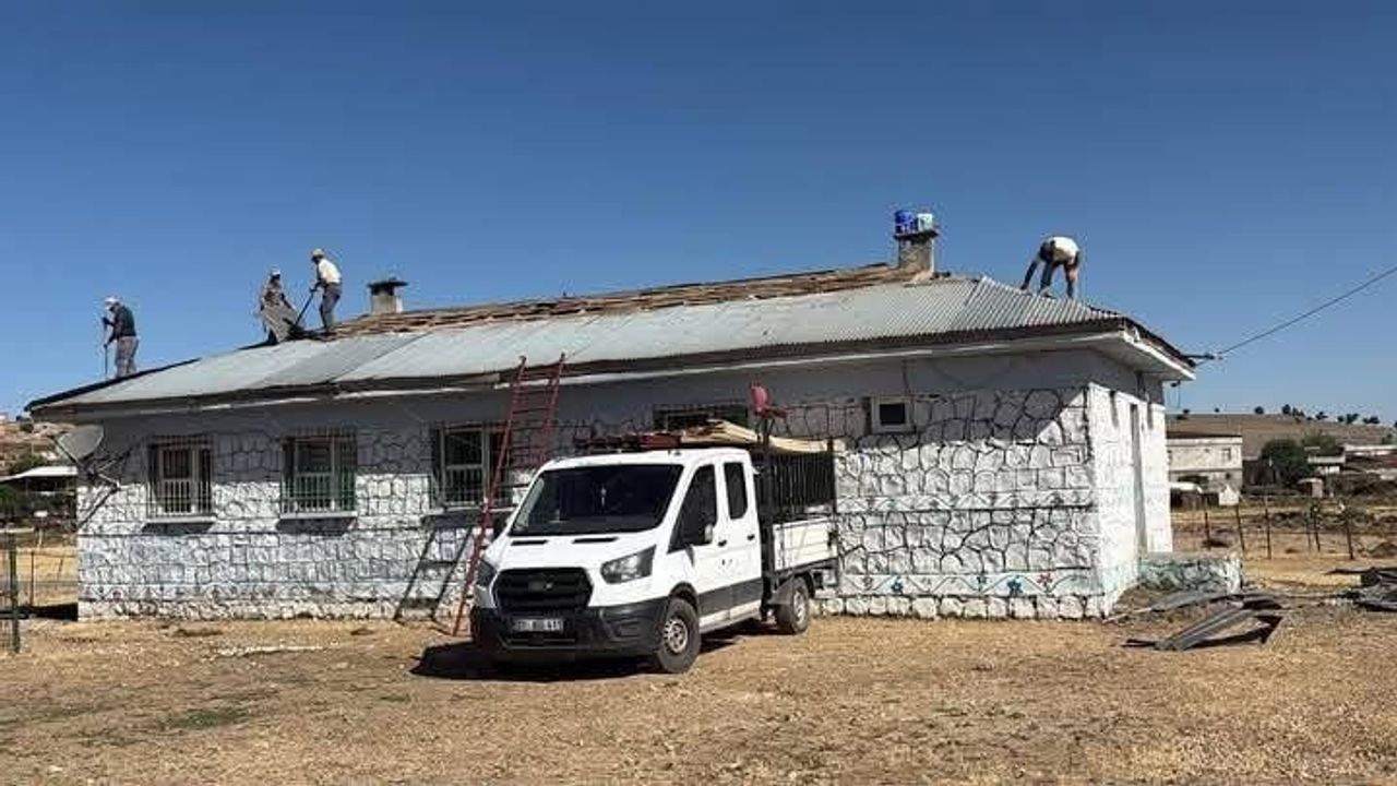 Çermik'te okullar yeni döneme bakım ve onarımla hazırlanıyor