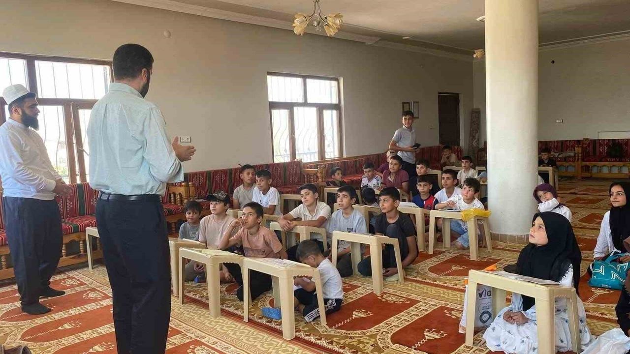 Çermik'te yaz Kur'an kurslarına ilgi artıyor