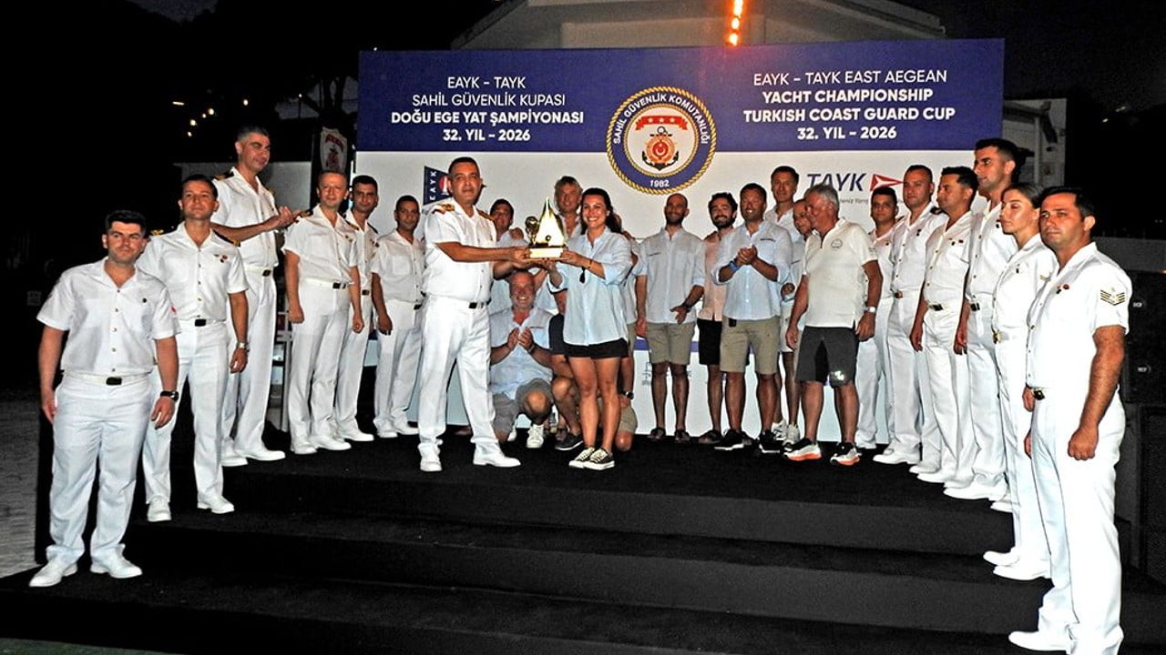 Çeşme'de 32. EAYK–TAYK Sahil Güvenlik Kupası ödül töreniyle sona erdi
