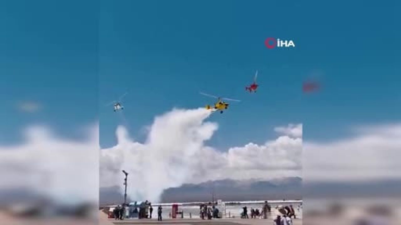 Chaka'da rotor türbülansı gyrocopteri düşürdü: iki turist yaralandı