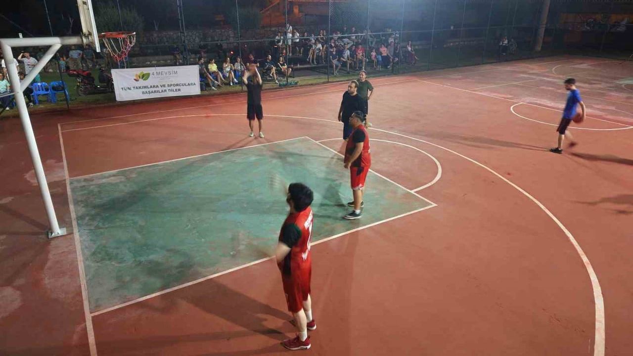 Çine'de sokak basketbol turnuvası başladı