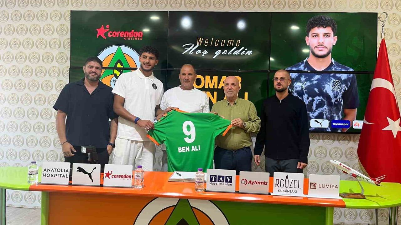 Corendon Alanyaspor Omar Ben Ali ile 4 yıllık sözleşme imzaladı