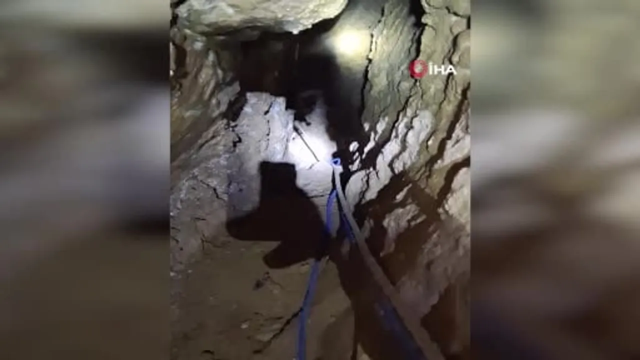 Çorum’da kaybolan kişi için mağara içi görüntülendi