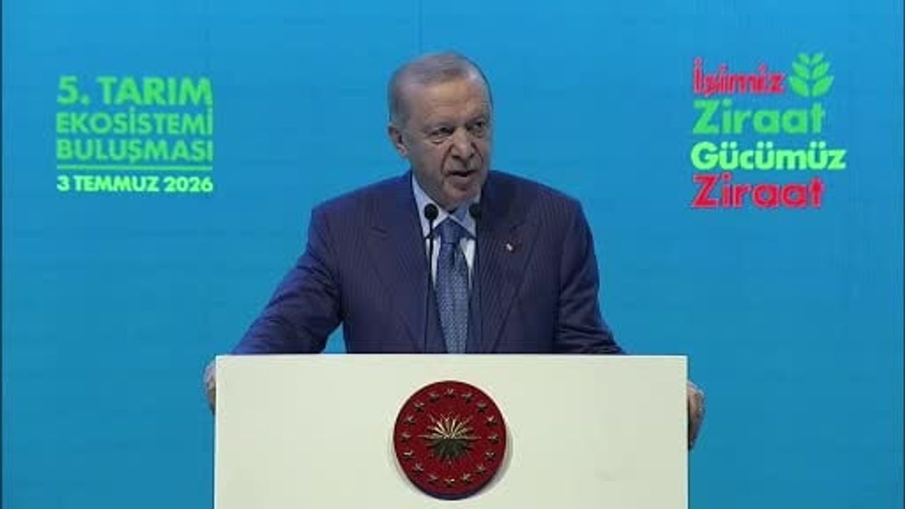 Cumhurbaşkanı Erdoğan'dan muhalefete tepki: tarımın durumundan habersiz olduklarını söyledi