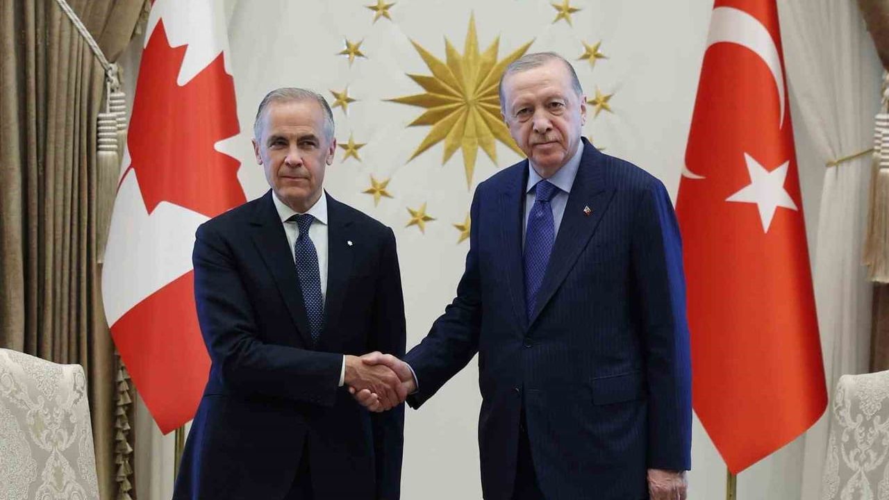 Cumhurbaşkanı Erdoğan, Kanada başbakanı Mark Carney'i kabul etti