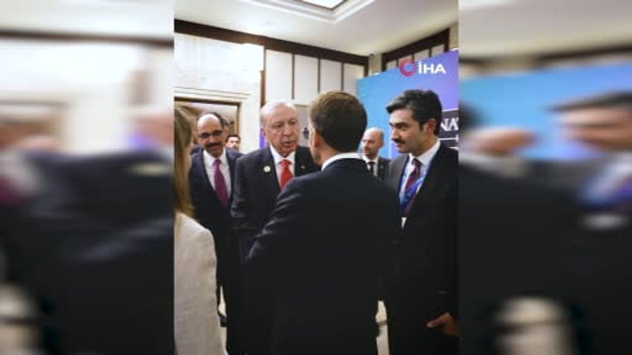 Cumhurbaşkanı Erdoğan, Macron aracılığıyla Fransa'ya selam gönderdi