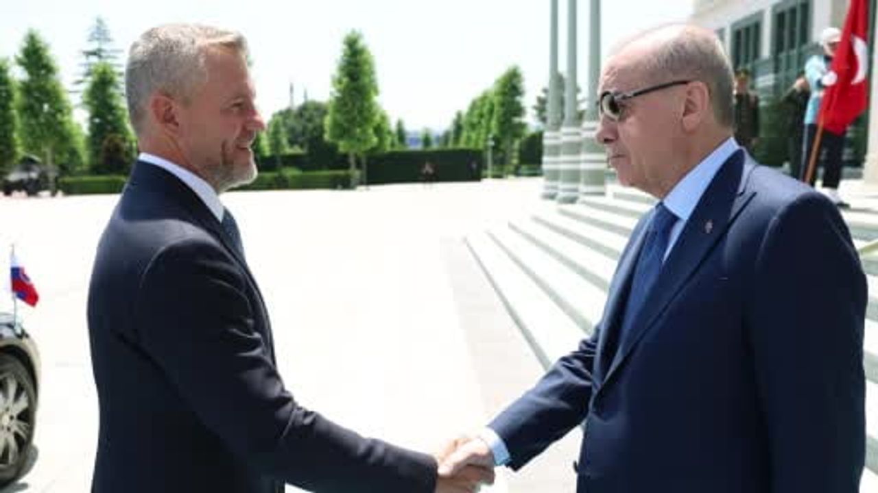 Cumhurbaşkanı Erdoğan, Slovakya cumhurbaşkanı Pellegrini ile görüştü