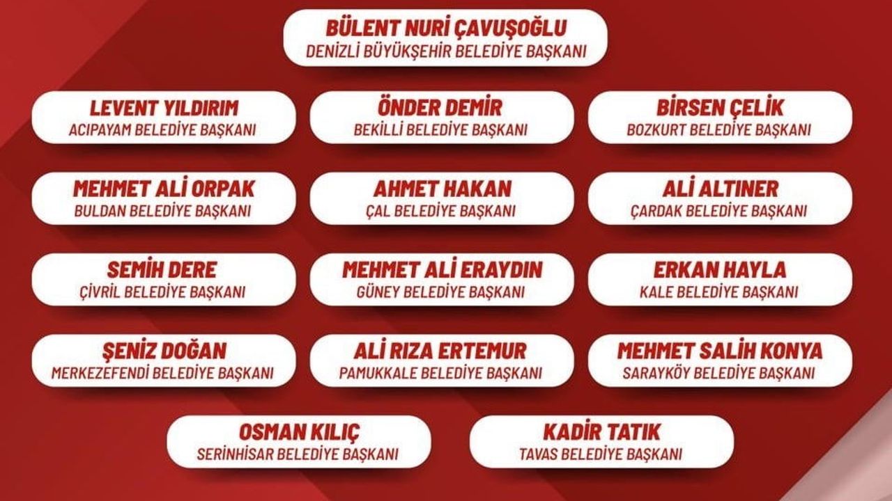 Denizli'den başlayan adım: 15 belediye başkanı Yeni Parti'ye katıldı