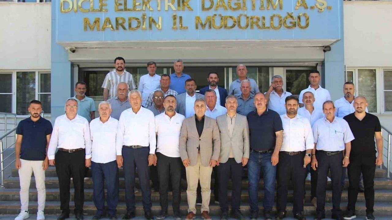 Dicle Elektrik'in Artuklu'daki 256 milyon lira üzeri altyapı yatırımı muhtarlarca memnuniyetle karşılandı