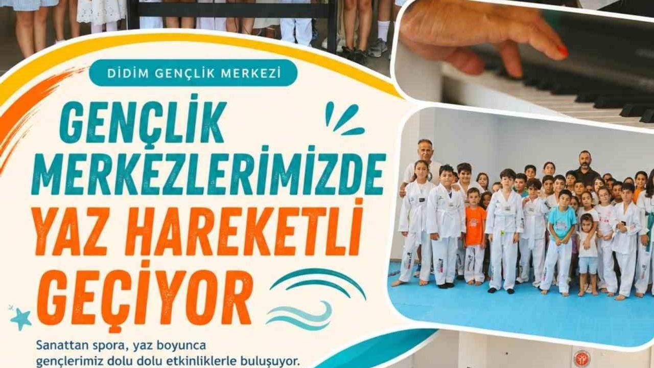 Didim'de gençlik merkezi yazı öğrenme ve sosyalleşme mecrasına çeviriyor
