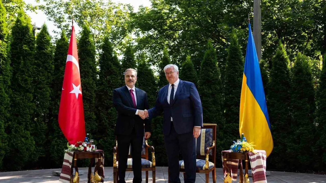 Dışişleri bakanı Fidan Kiev’de Ukraynalı mevkidaşı Sibiha ile görüştü