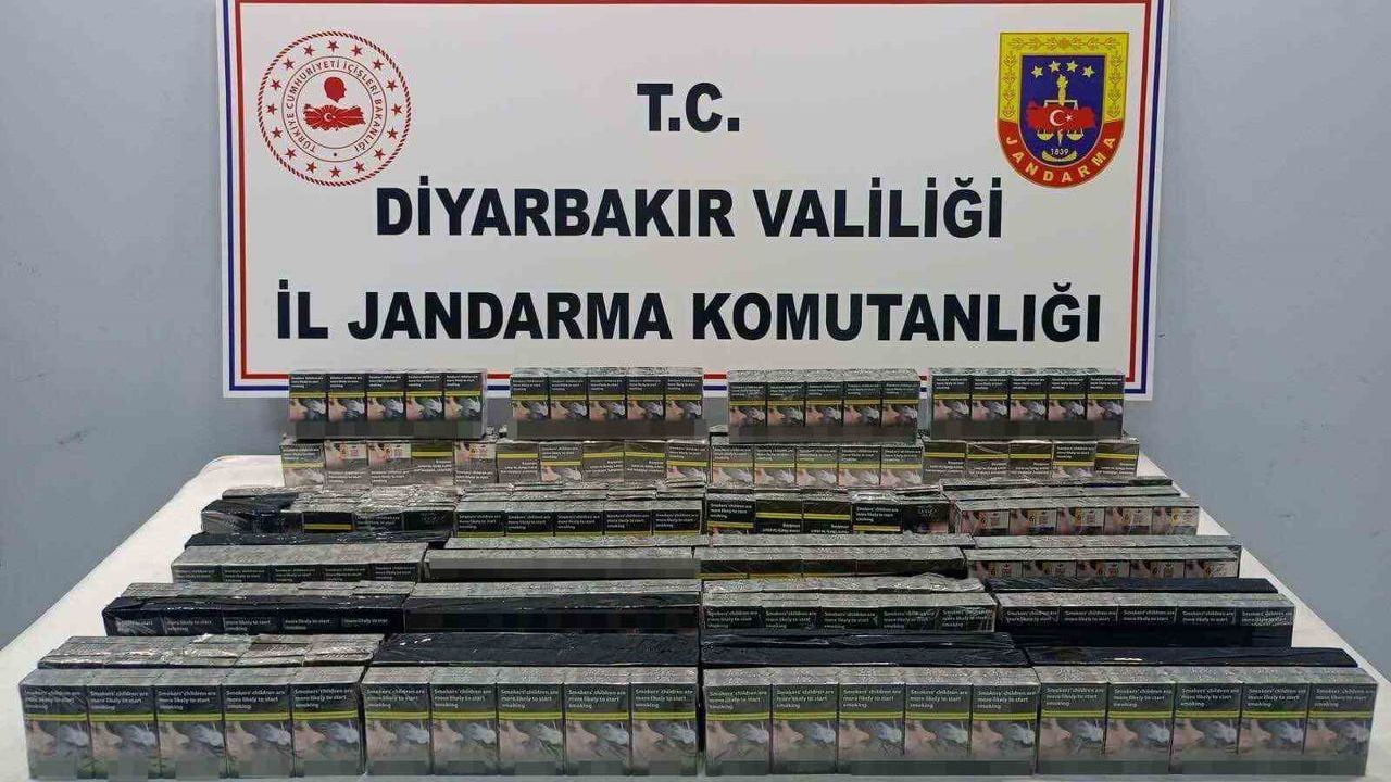 Diyarbakır'da jandarma operasyonunda çok sayıda gümrük kaçağı ürün ele geçirildi