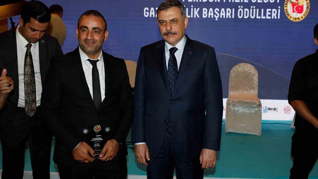 Doğu Anadolu'da ödül alan İHA Iğdır muhabiri Sebahattin Yum