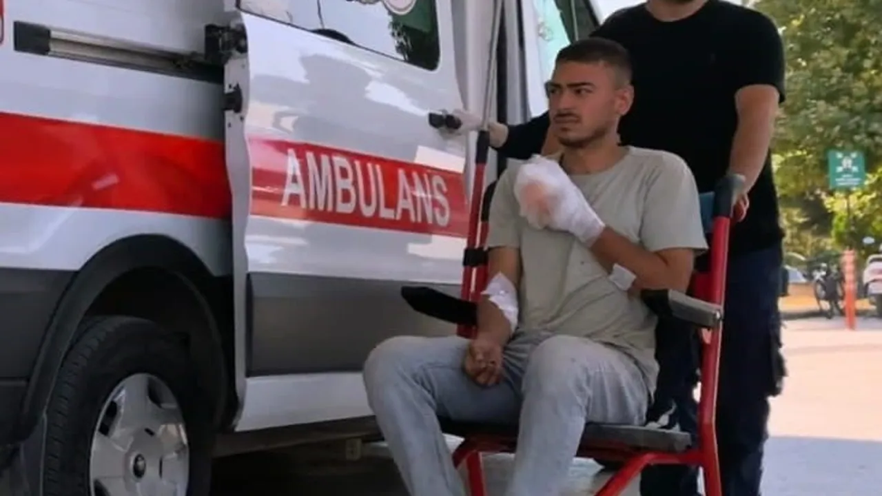 Domaniç'te 19 yaşındaki genç testereyle çalışırken parmaklarını kesti