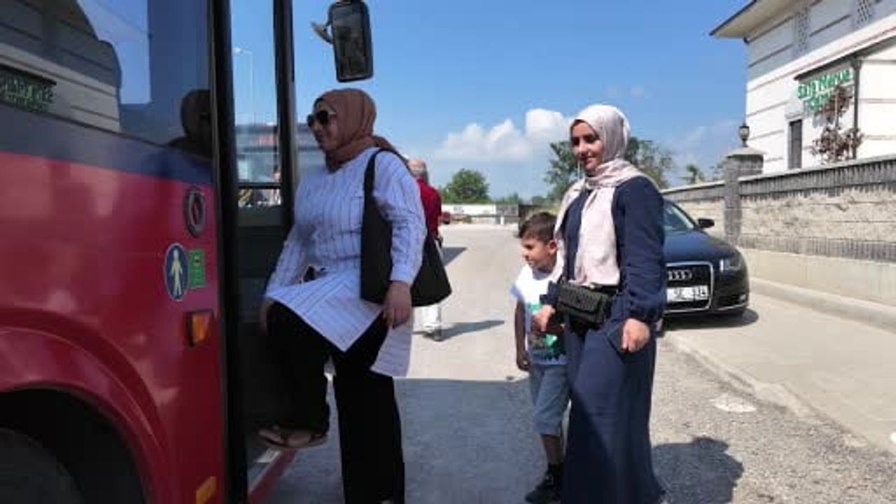 Düzce Belediyesi hizmette, kadınlar keşifte programıyla yatırımları yerinde inceledi