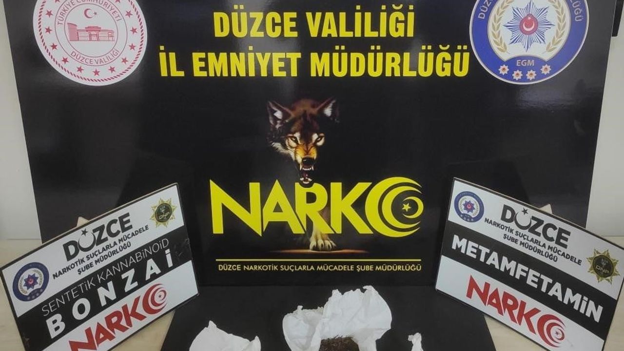 Düzce'de 44 şahsa uyuşturucudan adli işlem yapıldı