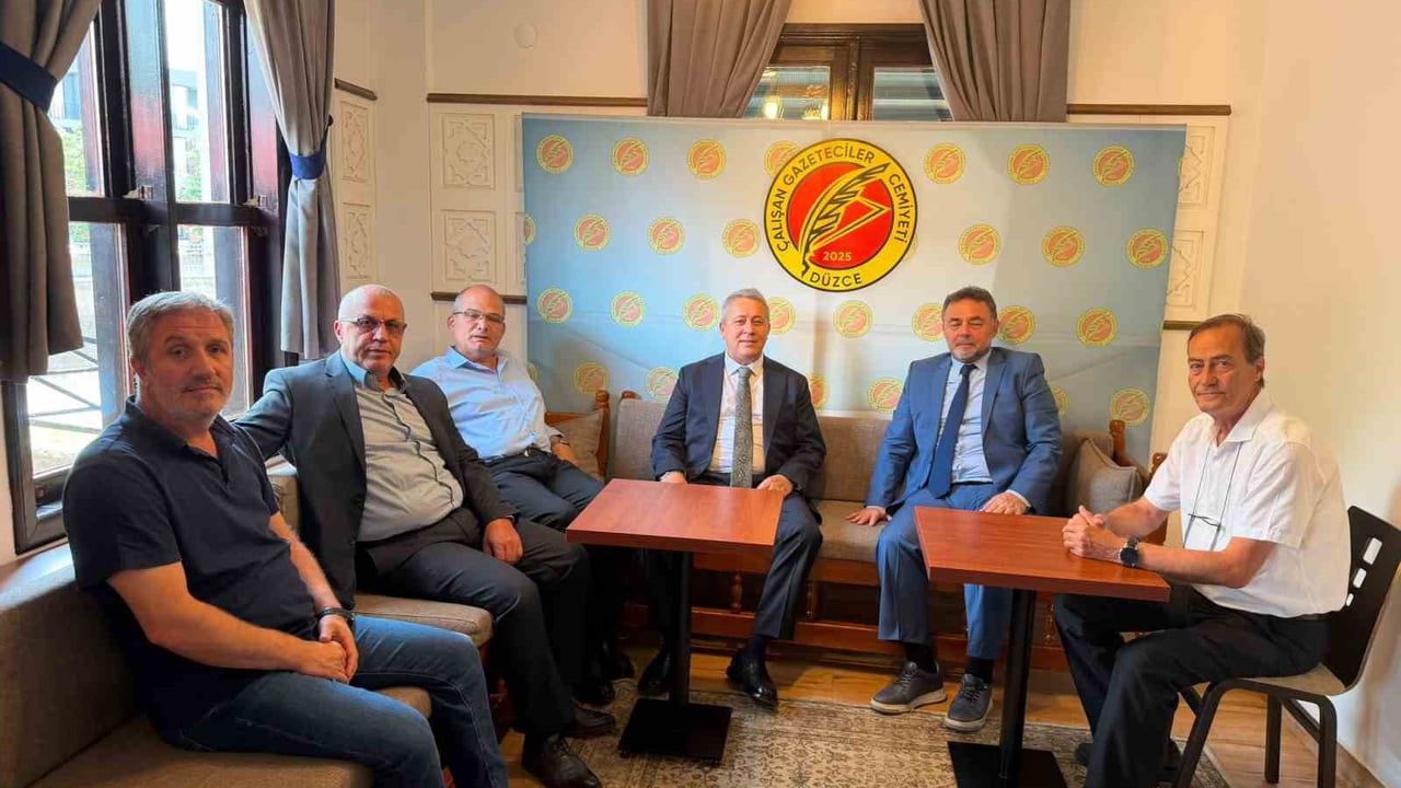 Düzce'de basın bayramı buluşması: Teskomb başkan vekili Ertan Taşlı'dan ziyaret