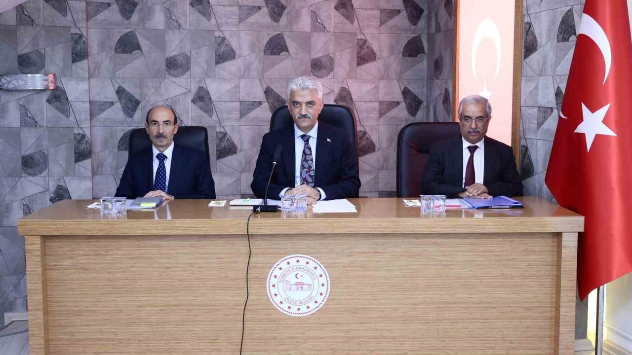 Düzce’de kamu yatırımlarının takvimi ve eşgüdümü öne çıktı