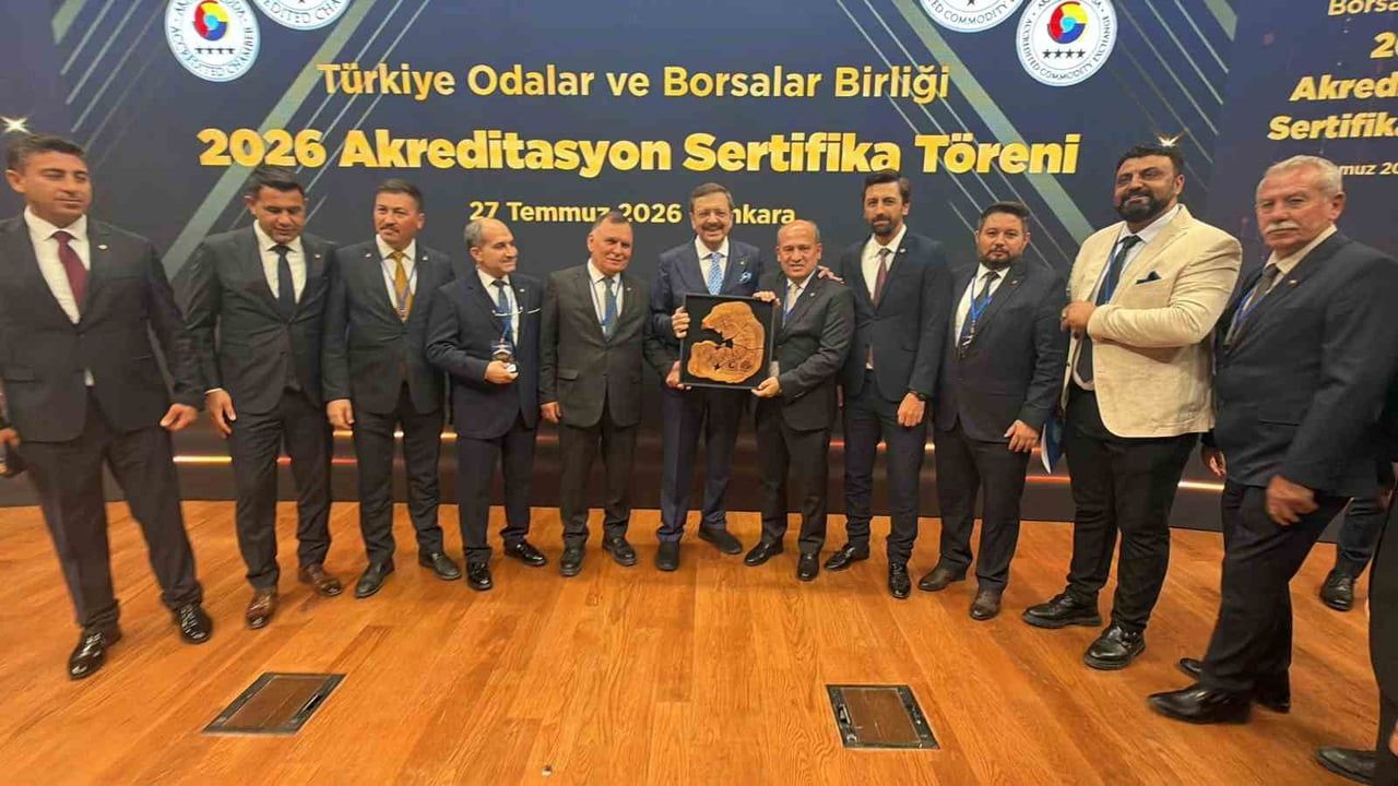 Edremit Ticaret Odası'na beş yıldızlı akreditasyon: hizmet kalitesi tescillendi