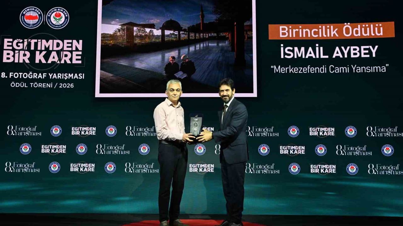 Eğitim Bir-Sen'in 'Eğitimden bir kare' yarışmasında Manisalı İsmail Aybey birinci oldu