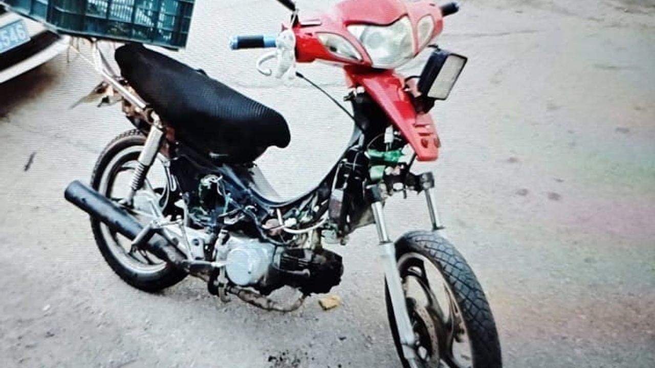 Ehliyetsiz, plakasız ve şase numarası kazınmış motosiklete 88 bin 500 lira ceza