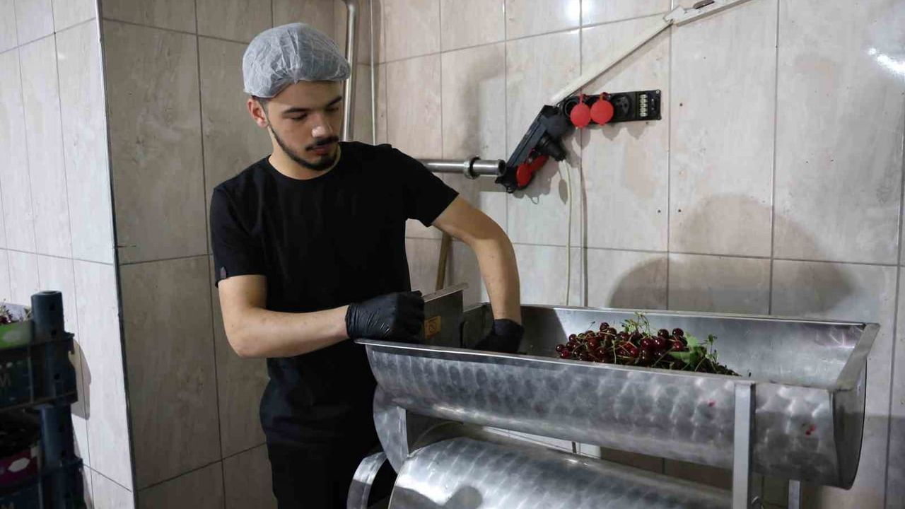 Elazığ’ın tescilli lezzeti vişne dondurmasına yoğun rağbet