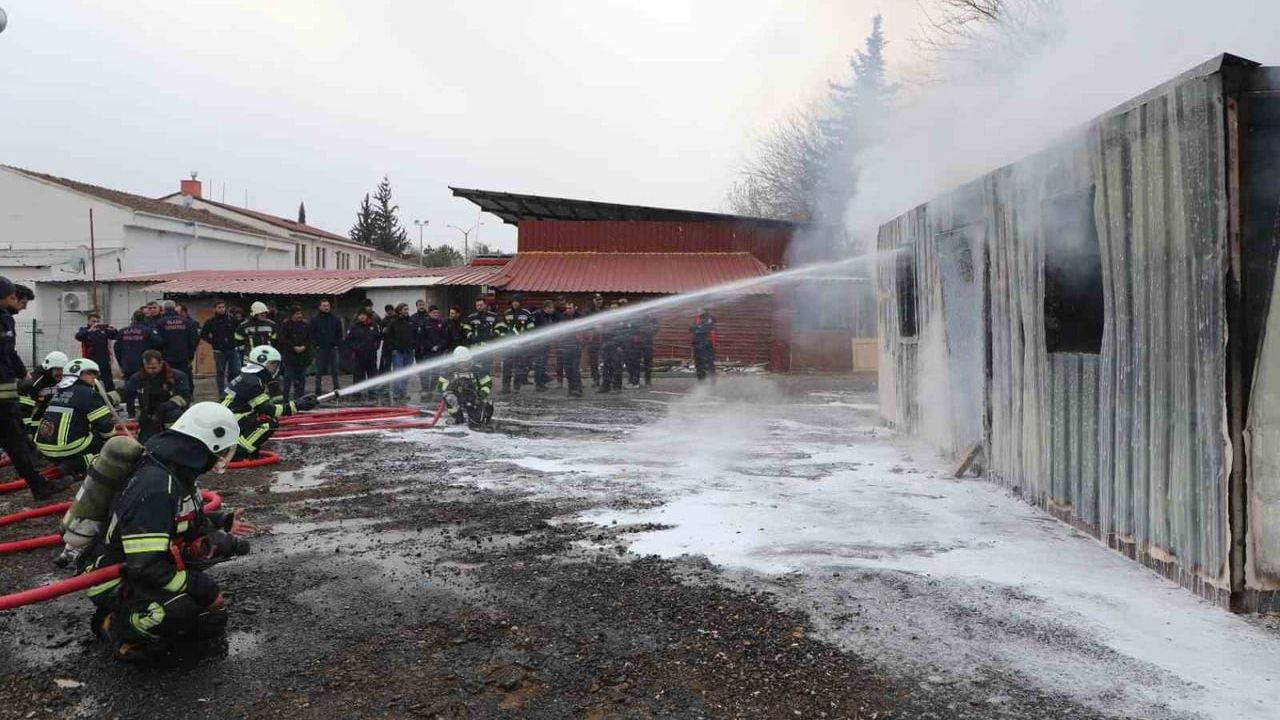 Elazığ itfaiyesi yaz yangınlarına karşı teyakkuzda