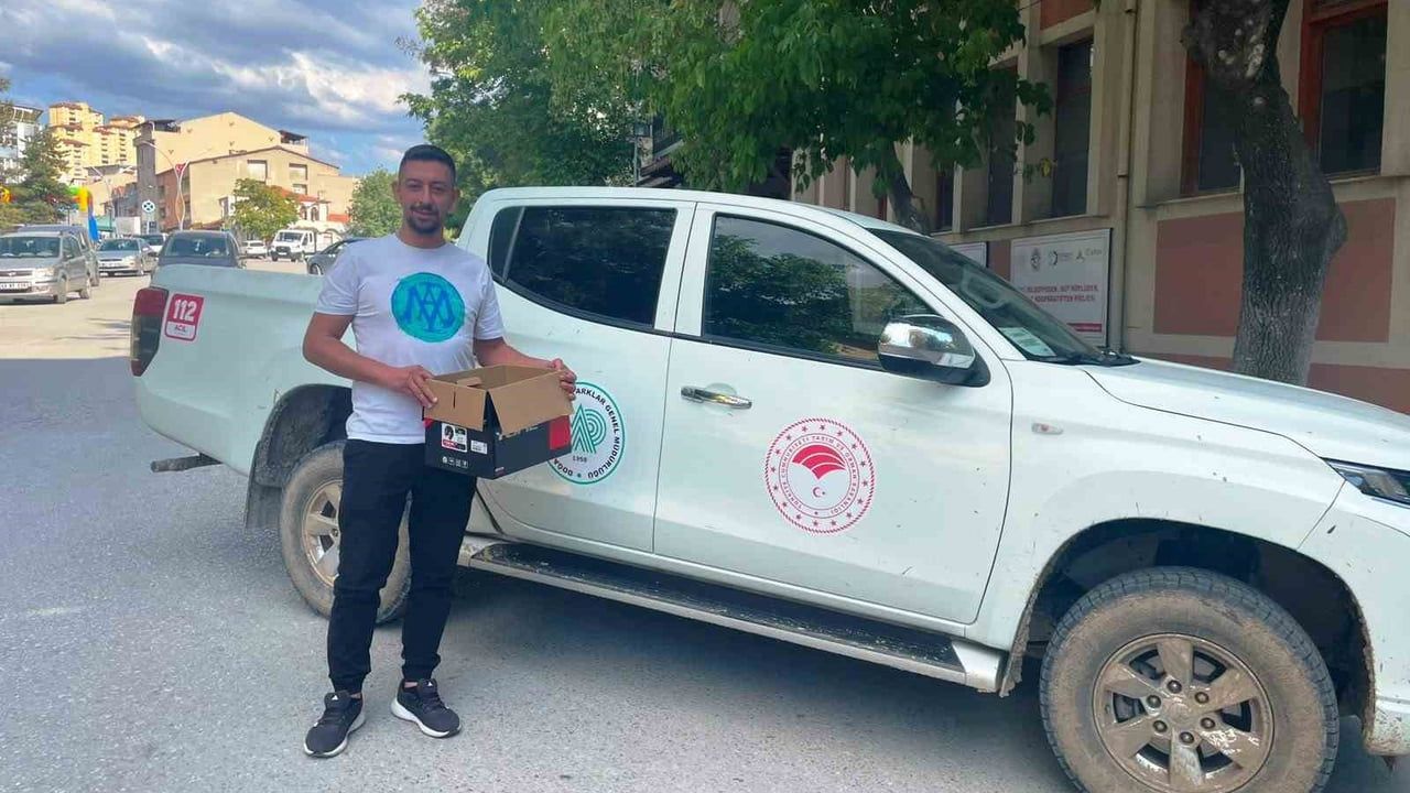 Emet'te duyarlılık örneği: bitkin yavru kirpi ekiplerin müdahalesiyle korumaya alındı