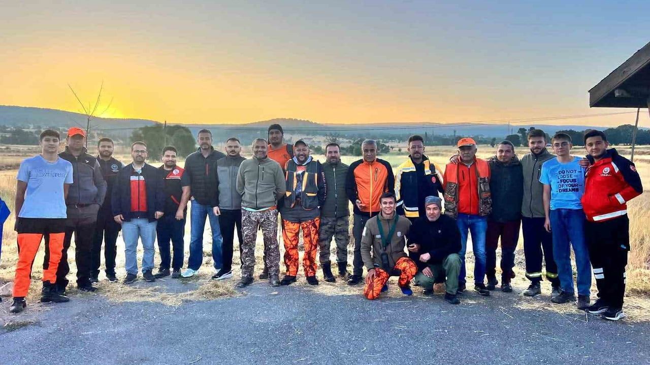 Emet'te tarım arazilerini korumak için sürek avı düzenlendi