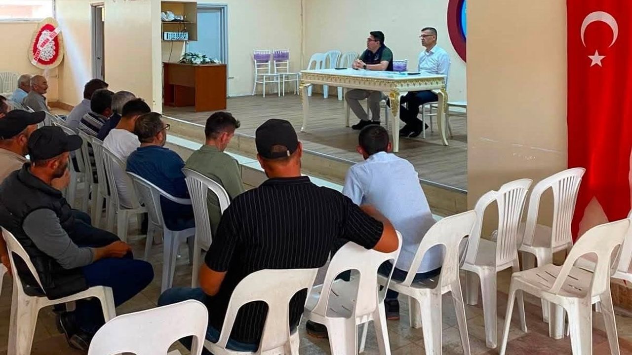 Emet'te üreticilere tarımsal krediler anlatıldı